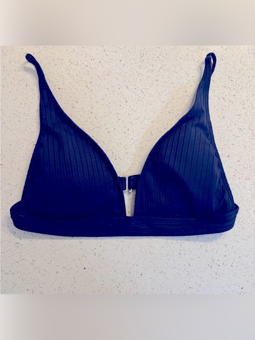Abercrombie Ribbed Triangle Bikini Top S